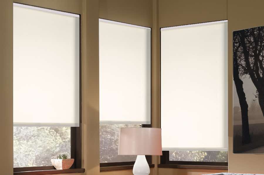 Don't put up with the hassle of broken window treatments when new ones work so much better. White window shades on dining room windows